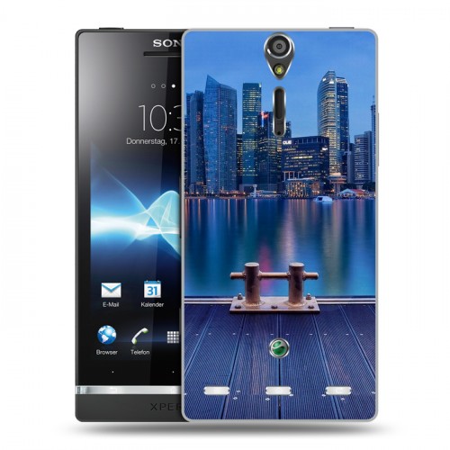 Дизайнерский пластиковый чехол для Sony Xperia S Сингапур