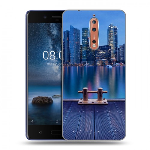 Дизайнерский пластиковый чехол для Nokia 8 Сингапур