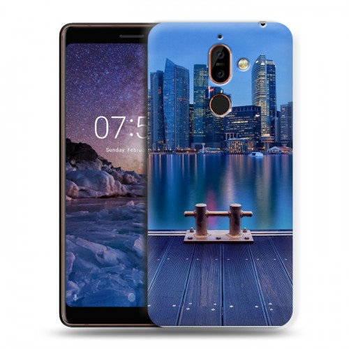 Дизайнерский пластиковый чехол для Nokia 7 Plus Сингапур