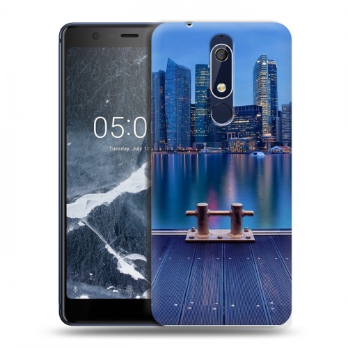 Дизайнерский пластиковый чехол для Nokia 5.1 Сингапур