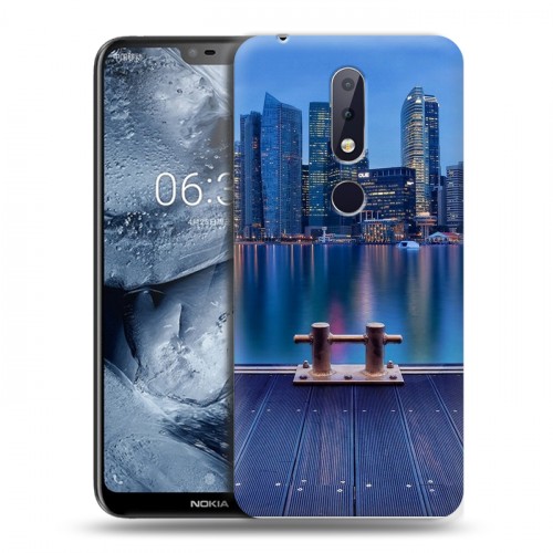 Дизайнерский пластиковый чехол для Nokia 6.1 Plus Сингапур