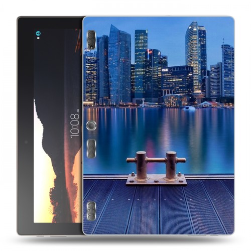 Дизайнерский силиконовый чехол для Lenovo Tab 2 A10 Сингапур