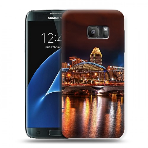 Дизайнерский силиконовый с усиленными углами чехол для Samsung Galaxy S7 Сингапур