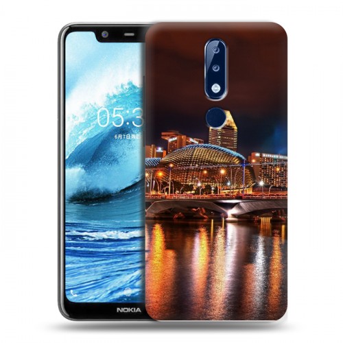 Дизайнерский пластиковый чехол для Nokia 5.1 Plus Сингапур