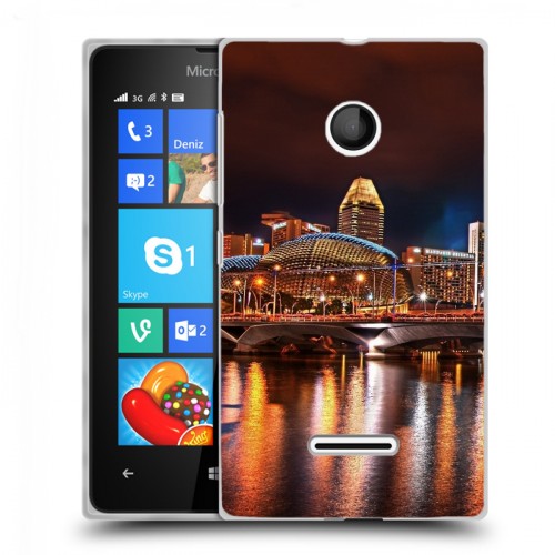 Дизайнерский пластиковый чехол для Microsoft Lumia 435 Сингапур