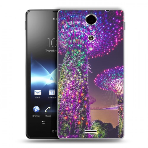 Дизайнерский пластиковый чехол для Sony Xperia TX Сингапур