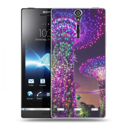 Дизайнерский пластиковый чехол для Sony Xperia S Сингапур