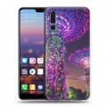 Дизайнерский силиконовый с усиленными углами чехол для Huawei P20 Pro Сингапур