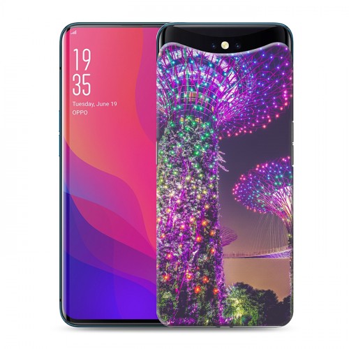 Дизайнерский силиконовый чехол для OPPO Find X Сингапур