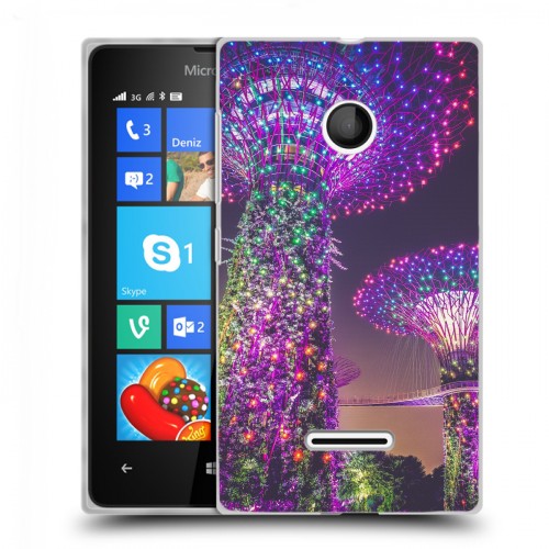 Дизайнерский пластиковый чехол для Microsoft Lumia 435 Сингапур