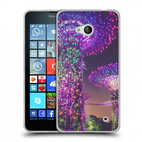 Дизайнерский пластиковый чехол для Microsoft Lumia 640 Сингапур