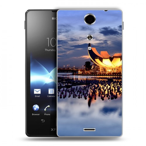 Дизайнерский пластиковый чехол для Sony Xperia TX Сингапур