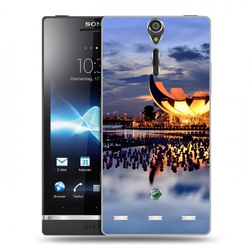 Дизайнерский пластиковый чехол для Sony Xperia S Сингапур