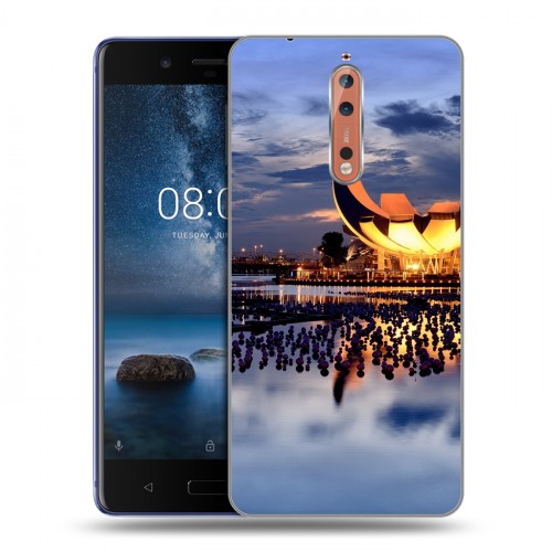 Дизайнерский пластиковый чехол для Nokia 8 Сингапур