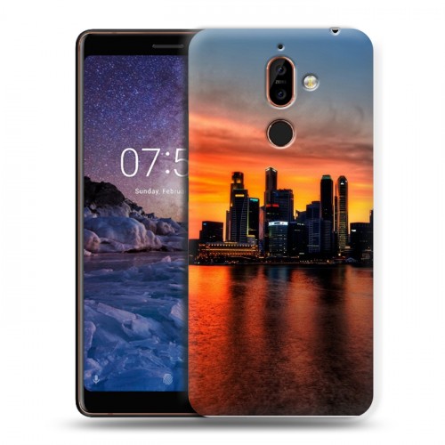 Дизайнерский пластиковый чехол для Nokia 7 Plus Сингапур