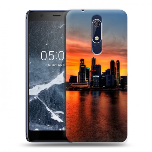 Дизайнерский пластиковый чехол для Nokia 5.1 Сингапур