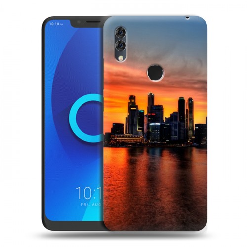 Дизайнерский силиконовый чехол для Alcatel 5V Сингапур