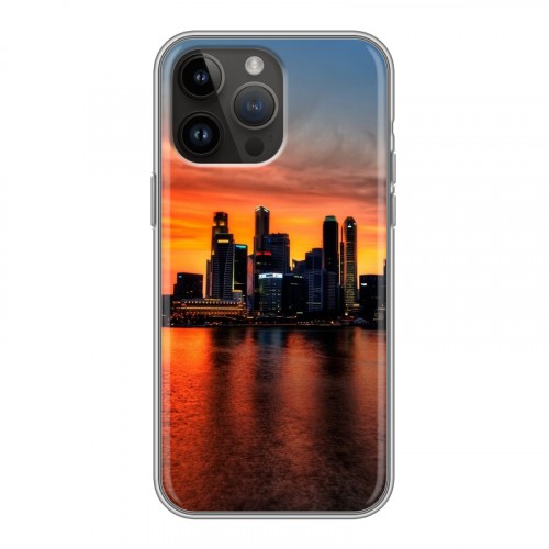 Дизайнерский силиконовый с усиленными углами чехол для Iphone 14 Pro Max Сингапур