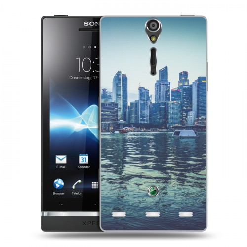 Дизайнерский пластиковый чехол для Sony Xperia S Сингапур