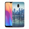 Дизайнерский силиконовый с усиленными углами чехол для Xiaomi RedMi 8A Сингапур