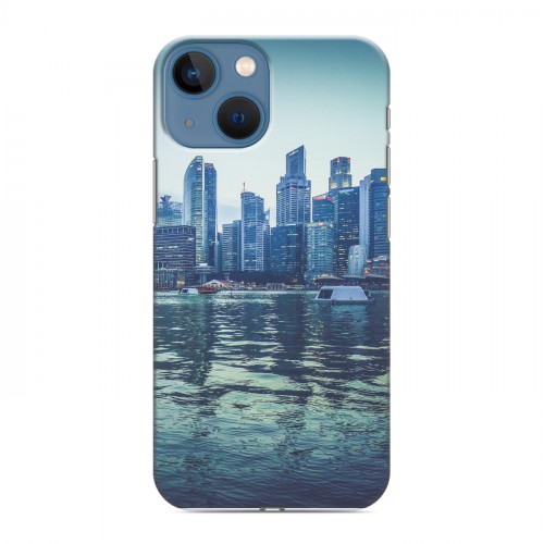 Дизайнерский пластиковый чехол для Iphone 13 Mini Сингапур