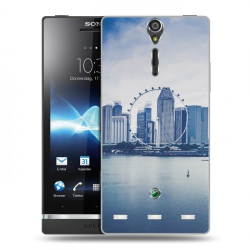 Дизайнерский пластиковый чехол для Sony Xperia S Сингапур