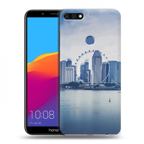 Дизайнерский пластиковый чехол для Huawei Honor 7C Pro Сингапур