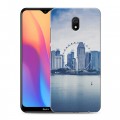 Дизайнерский силиконовый с усиленными углами чехол для Xiaomi RedMi 8A Сингапур