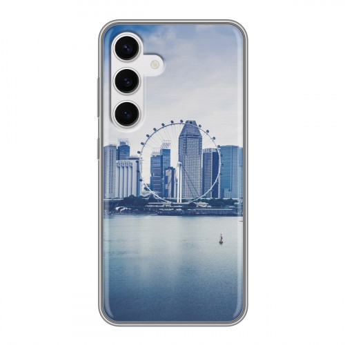 Дизайнерский пластиковый чехол для Samsung Galaxy S24 Сингапур