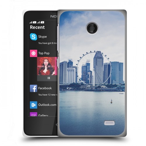 Дизайнерский пластиковый чехол для Nokia X Сингапур