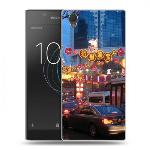 Дизайнерский пластиковый чехол для Sony Xperia L1 Сингапур