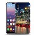 Дизайнерский силиконовый с усиленными углами чехол для Huawei P20 Pro Сингапур