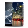 Дизайнерский пластиковый чехол для Nokia 5.1 Сингапур