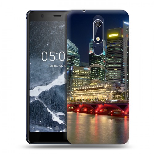 Дизайнерский пластиковый чехол для Nokia 5.1 Сингапур