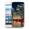 Дизайнерский пластиковый чехол для Huawei Ascend D2 Сингапур