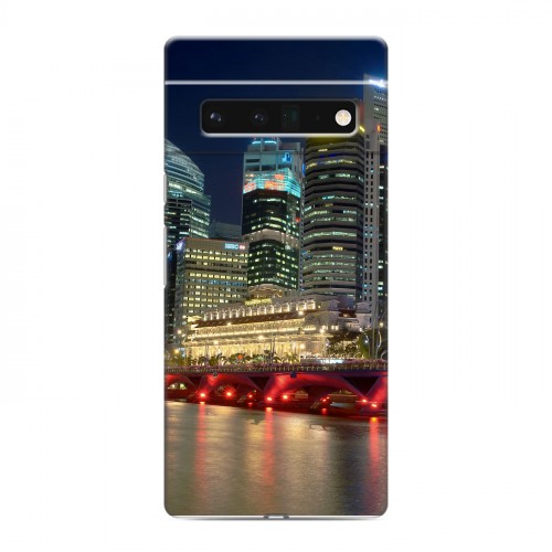 Дизайнерский силиконовый с усиленными углами чехол для Google Pixel 6 Pro Сингапур