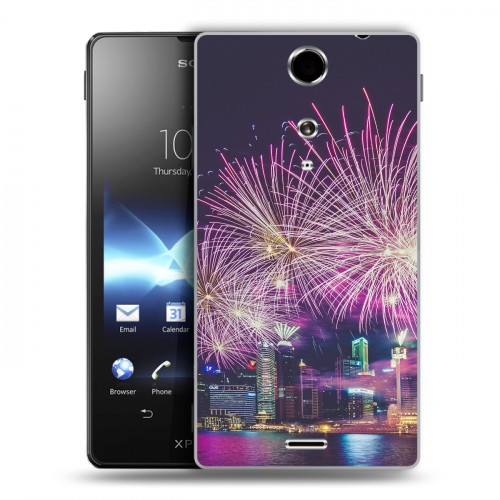 Дизайнерский пластиковый чехол для Sony Xperia TX Сингапур