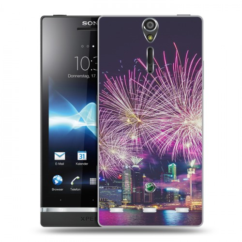 Дизайнерский пластиковый чехол для Sony Xperia S Сингапур