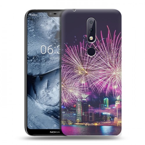 Дизайнерский пластиковый чехол для Nokia 6.1 Plus Сингапур