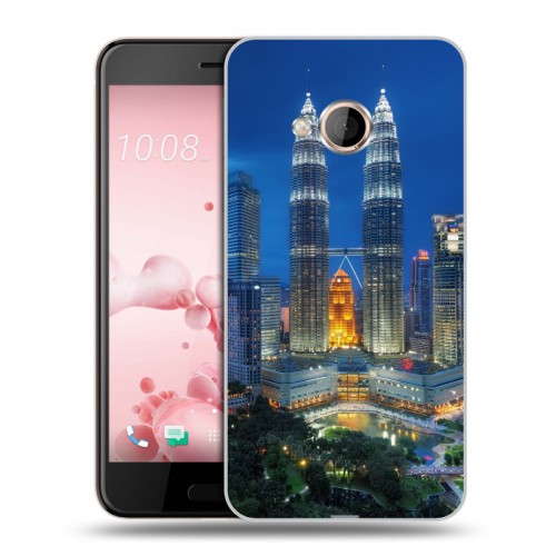 Дизайнерский силиконовый чехол для HTC U Play Сингапур