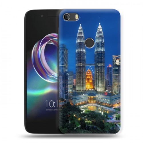Дизайнерский силиконовый чехол для Alcatel Idol 5 Сингапур