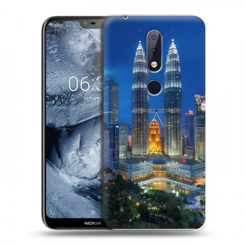 Дизайнерский силиконовый чехол для Nokia 6.1 Plus Сингапур