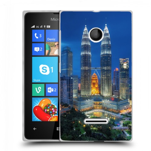 Дизайнерский пластиковый чехол для Microsoft Lumia 435 Сингапур