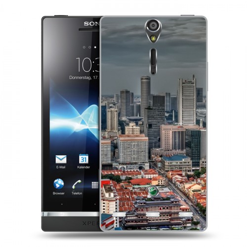 Дизайнерский пластиковый чехол для Sony Xperia S Сингапур