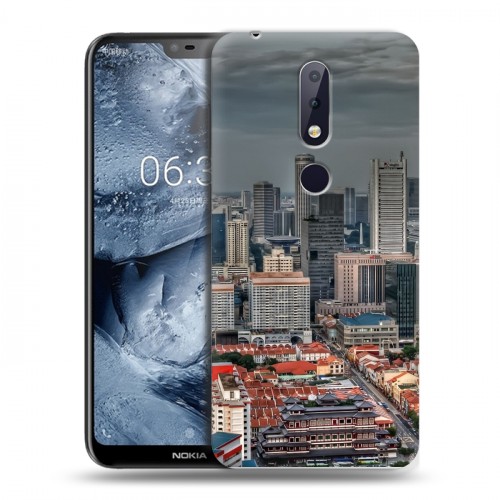 Дизайнерский пластиковый чехол для Nokia 6.1 Plus Сингапур