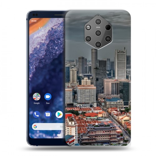 Дизайнерский силиконовый чехол для Nokia 9 PureView Сингапур