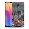 Дизайнерский силиконовый с усиленными углами чехол для Xiaomi RedMi 8A Сингапур