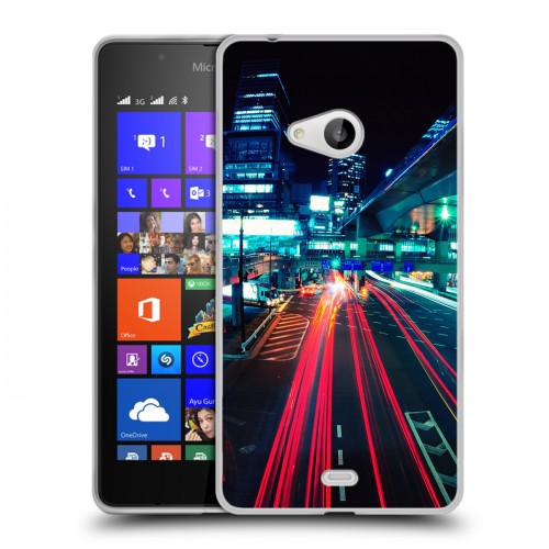 Дизайнерский пластиковый чехол для Microsoft Lumia 540 Токио