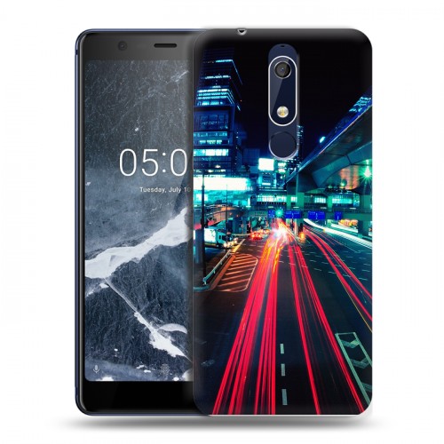 Дизайнерский пластиковый чехол для Nokia 5.1 Токио