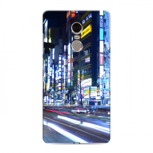 Дизайнерский силиконовый чехол для Xiaomi RedMi Note 4 Токио